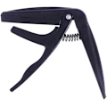 Miniatyrbild 1 av 5: Professionell Ukulele-Capo Enhands Snabbbyte Ukulele-Capo Zink Legering Gitarrdelar Tillbehör Black