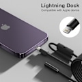 Miniatyrbild 2 av 5: Endoskop för iPhone, inspektionskamera med 7,9 mm objektiv för iPhone och iPad, 5 m halvstyv kabelboroskop IP68 vattentät