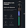 Miniatyrbild 4 av 5: 3,6V Sladdlös Skruvdragare, 4N.m Elektrisk Skruvdragare, 12 S2 Stålbitar, Skuggfritt LED-Ljus, 3 Vridmomentinställningar, 1500 mAh Batteri