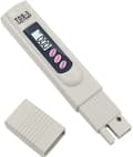 Bärbar digital LCD TDS-3 dricksvattenmätare, temperatur- och PPM-vattenrenhetstestare, 0-9990 PPM vattenhydroponik (testar inte PH)