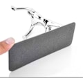 Miniatyrbild 2 av 5: Bokstöd i rostfritt stål Kung Fu Man Halksäkra Humanoida Bokstöd för Dekorativ