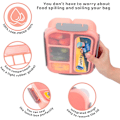 Miniatyrbillede 2 af 5: Bento Box Frokost til Voksne, Lækagesikker Bento Frokostboks til Børn, Opvaskemaskine, Fryser Sikker Bpa-Fri pink