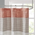 Miniatyrbillede 2 af 5: Bruseforhæng Faux Silke Pieced Stribet Moderne Mikrofiber Badeforhæng, 180CM*180CM style 5