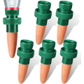 Miniatyrbilde 1 av 5: Flaske Adapter Selvvannende Pigger, Terrakotta Plantevanningspigger, Bruk med Cola-flasker 5pc red ceramic