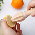 Miniatyrbillede 4 af 4: Citronpresser i bøgetræ, manuel massiv træ citronkeglepresser, appelsin citronpresser, citronjuicepresser værktøj