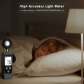 Miniatyrbillede 2 af 5: Digital Lux Meter, Praktisk Lysmåling til Planter, Fuldt Spektrum op til 200.000 Lux, Lux Meter med Maksimum/Minimum Værdier, LCD Display