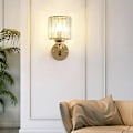 Pikkukuva 2 / 5: Retro Kristalliseinävalaisin, E27 Moderni Musta Kristalliseinälamppu, Seinävalaisimet Makuuhuoneeseen Olohuoneeseen Käytävään Style 2