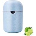 Miniatyrbillede 1 af 5: Citronpresser, Bærbar Appelsinjuicer Limejuicer med To Anvendelsesmåder, Manuel Citrus Citronjuicer Kop til Forskellige Frugter (Blå) Blue