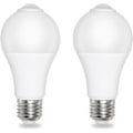 Miniatyrbild 1 av 4: Skymningssensorlampa E27 12W Kallt vitt 6500K 1000lm, AC 220V, 120 grader, Automatisk på/av, E27 Ljussensorlampa för Entré Trädgård Utomhus, set om 2
