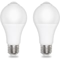 Miniatyrbilde 1 av 4: Skumringssensorpære E27 12W Kald Hvit 6500K 1000lm, AC 220V, 120 grader, Automatisk på/av, E27 Lyssensorpære for Inngang Hage Utendørs, sett med 2