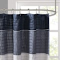 Miniatyrbillede 2 af 5: Bruseforhæng i kunstig silke, stribet, moderne mikrofiber badeforhæng, 180CM*180CM style 1