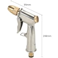 Miniatyrbilde 2 av 5: Metallsprøytepistol med 4 moduser for vanning av planter og plener, vask av biler, hager og kjæledyr