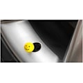 Miniatyrbillede 3 af 5: Gule Smiley Dæk Hjul Fælg Ventil Hætter Støvhætter (4 stk.) Universal til Biler, SUV'er, Cykler, Motorcykler, Lastbiler