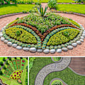 Miniatyrbild 3 av 4: LineBorder - Flexibel gräskant - Plast - 30 pinnar - Längd: 10 m - Höjd: 5 cm - Grå