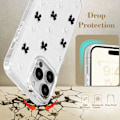 Miniatyrbillede 3 af 5: Etui til iPhone 14 Pro, Bling Glitter 3D Sløjfe Telefon Etui Sødt Glitrende Krystalklart Slankt Blødt Holdbart Beskyttelsescover Black iPhone 14 Pro