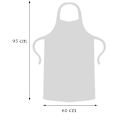 Miniatyrbild 3 av 5: 50 st transparenta plastförkläden i polyeten, vattentäta engångsförkläden för matlagning, målning