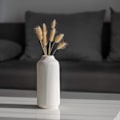 Miniatyrbilde 4 av 5: Keramisk Vase i Nordisk Stil, Dekorativ Vase for Boho Innredning, Matt Vase WHite-2