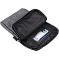 Miniatyrbild 3 av 5: Mobiltelefon Axelväska, Mobiltelefon Bältesklämma, Axelväska Messenger Väska Dragkedja Crossbody grey Large size