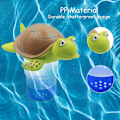 Miniatyrbild 3 av 4: Flytande klordispenser för pool, spa, badtunna, justerbar flytande kemikalier rymmer 3\" kemiska tabletter (sköldpadda)