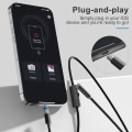 Miniatyrbild 3 av 5: Endoskop för iPhone, inspektionskamera med 7,9 mm objektiv för iPhone och iPad, 5 m halvstyv kabelboroskop IP68 vattentät