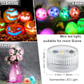 Miniatyrbillede 2 af 5: 10 stk. Mini LED-lys til undervandsbrug, Mini LED-akvarielampe, Vandtæt RGB-multifarvet LED-stearinlysbelysning med 2 fjernbetjeninger