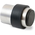 Miniatyrbilde 1 av 5: Dørstopper i rustfritt stål, gummiveggmontert dørstopper med vegg- og gulvmonteringsmaskinvare, dørstopper Ø 3,5 cm, høyde 4,5 cm