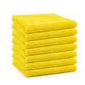 Miniatyrbillede 1 af 5: Sæt med 7 mikrofiber karklude, bløde, superabsorberende og fnugfri Yellow