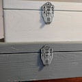Miniatyrbilde 5 av 5: Toggle Clasp Latches Toggle Lock Lever Closure for Jewelry Box Gift Boxes Tool Chest Suitcase and Chest - Silver