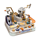 Miniatyrbillede 3 af 3: Præsentation af vores Puslespilsrum Adventure Race Track Legesæt - Børns Inertikøretøjslegetøj med Glidebaner og Parkeringsplads - Perfekt
