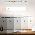 Pikkukuva 3 / 5: Kaapin lamppu, 6000K ladattava LED-valo sisäkaappeihin, langaton, magneettinen, himmennettävä LED-lamppu liiketunnistimella, vaatekaappiin, kaappiin, portaisiin