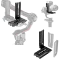 Miniatyrbillede 1 af 5: Aluminium L-beslag til lodret og vandret skiftning af hurtigudløserplade til DJI Ronin RS2 SC2 Zhiyun Weebill-S Gimbal Stabilisator og SLRs