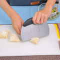 Miniatyrbillede 4 af 5: Multifunktionel Pro Heavy Duty Rustfrit Stål Dej Kage Skraber Cutter Chopper Pizzaskærer med Måleskala