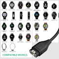 Pikkukuva 2 / 5: Sopii Garmin fenix5 6S 5X /245 /945 datan latauskaapeli fenix6 yleislatauskaapeli