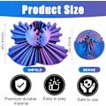 Miniatyrbillede 4 af 5: 3D Printet Gear Ball Fidget, Gearsphere - Den Steampunk Hvirvlende Vidunder Fidget, Gear Sphere Fidget Legetøj (Lilla8cm) Laser Purple