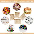 Miniatyrbillede 3 af 5: Pakke med 100 Kraft Papir Slikposer, Slik Cookie Favor Snacks Buffet Butik Wrappers, 4 Forskellige Stil Ingen Voks Slikposer, 13x18CM