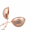 Miniatyrbillede 4 af 5: 1 stk. 304 rustfrit stål te-kugle rosaguld tefilter nål
