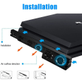 Pikkukuva 4 / 5: Jäähdytystuuletin PS4 PRO:lle, USB-ulkoinen jäähdytin 5 tuulettimen Turbo Tempera