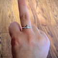 Miniatyrbillede 4 af 5: Damer Mode Turkis Rhinestone Ring 1 stk, størrelse 6