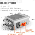 Miniatyrbilde 2 av 5: Teknologi Power Function Motor Byggestein Programmering Utdanning