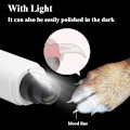 Miniatyrbilde 2 av 5: DogNailClipper, LED-lys, elektrisk neglefil, negleklippere, for katter, små hunder, mellomstore hunder, enkel for nybegynnere, USB-lading, stille design, sikker