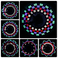 Miniatyrbilde 2 av 4: Sykkelhjul Lys, LED Vanntette Sykkel Eiker Lys 32 LED