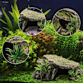 Miniatyrbillede 2 af 5: Reptilhuler, reptilskjul, fiskestene, rede