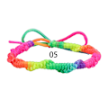 Miniatyrbild 5 av 5: 7-färgsgarn Handvävt rep DIY Färgglatt armband Amazon Hot