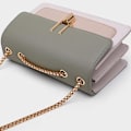 Miniatyrbild 3 av 5: Axelväskor för dam Läder Crossbody Väskor Söt Designer