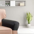 Miniatyrbillede 3 af 5: 1 Par PU Læder Sofa Armdæksel Armstol Armdæksel Stræk