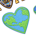 Miniatyrbillede 3 af 5: Broderede Badge Klud Patches - Mode Dekorative Stickers