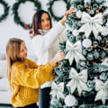 Miniatyrbilde 5 av 5: 5 stk. Glitter Julebuer Juletre Sløyfe Juledekorasjon Innendørs til Juletre Juledekorasjon