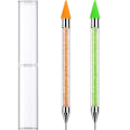 Miniatyrbilde 1 av 5: 2 stk Rhinestone Picker Dotting Pen, Dobbelt Endet Rhinestones G