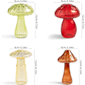 Miniatyrbillede 2 af 5: 4 stk. Hydroponiske Plantevaser, Eksklusive Svampeformede Glasbud