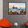 Miniatyrbilde 2 av 5: Trepuslespill 1000 brikker Kjente bygninger Neuschwanstein 76x51 cm Puslespill for voksne Bursdagsgave Hjemmeinnredning